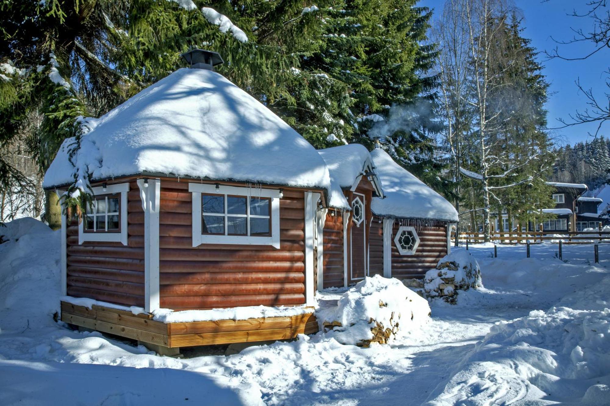 Penzion Apidae Hotel Destne v Orlickych horach Buitenkant foto